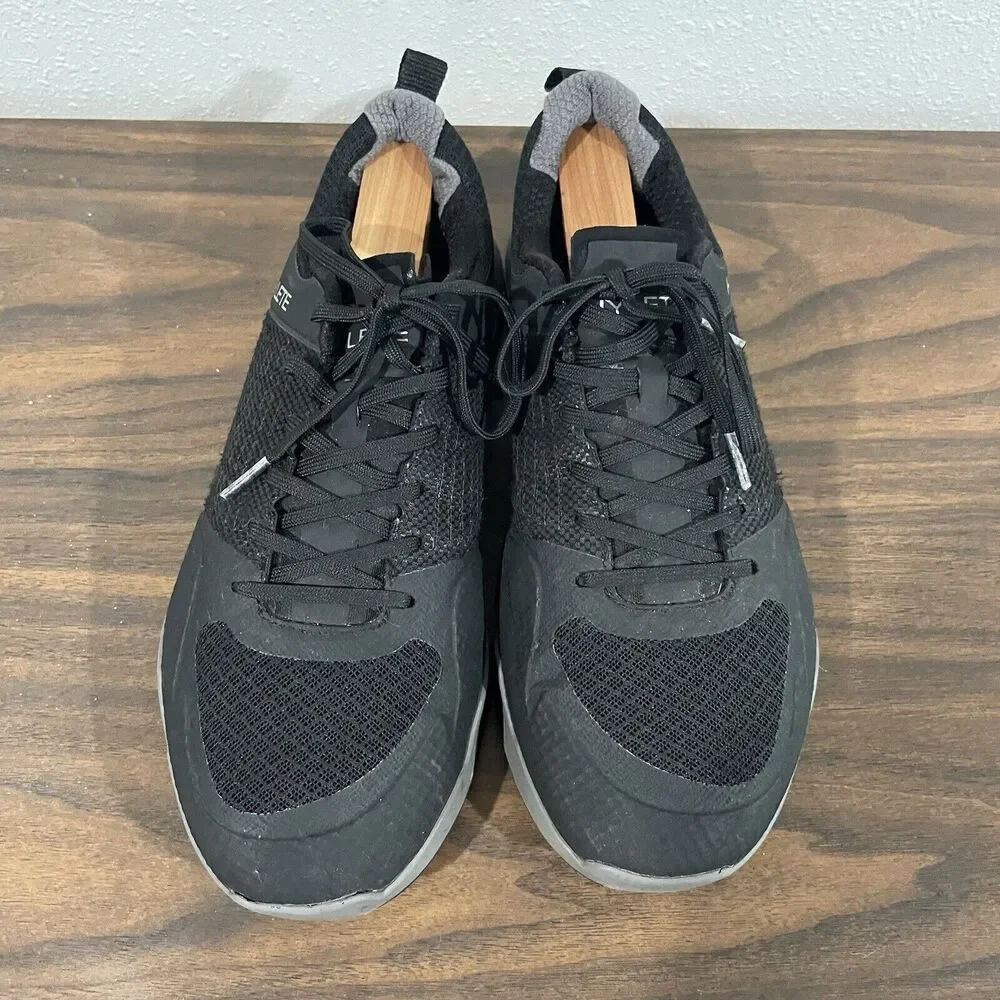 Hylete Circuit Cross Training Shoe Mens 8 Vibram Black Crossfit Athletic Sneaker